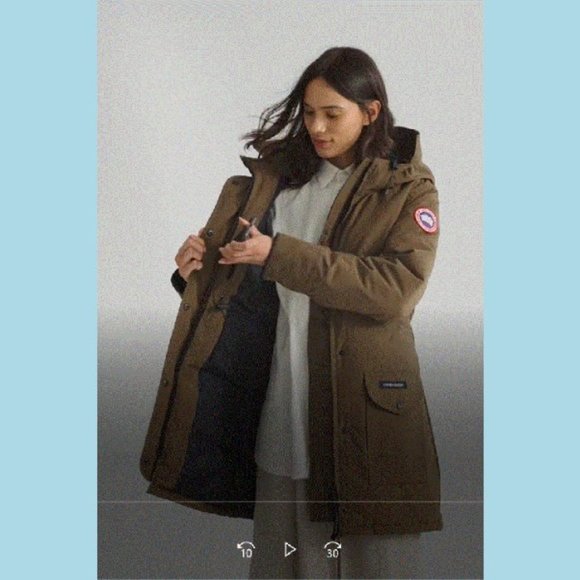 Canada Goose Trillium Parka Heritage Womens Down Coat Jacket S Brown Winter - Picture 2 of 16